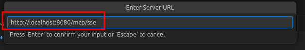 VS Code enter mcp server url